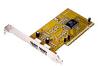 [Photo: PCI USB card]
