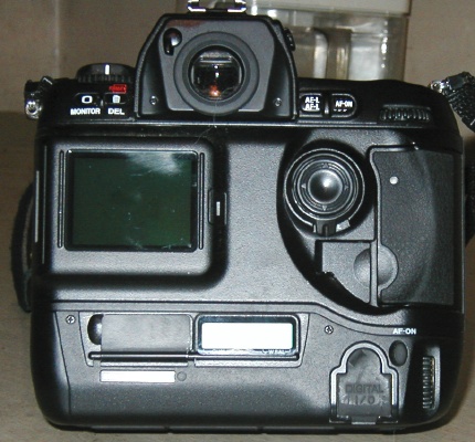 [Photo: Nikon rear]
