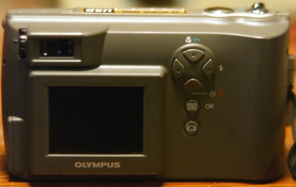 [Photo: Olympus rear]