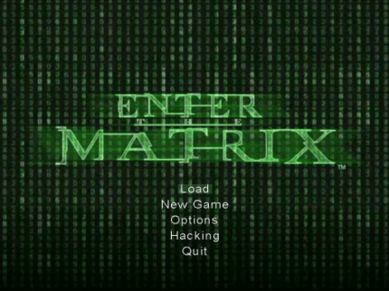 [Screen-shot: ETM title screen]