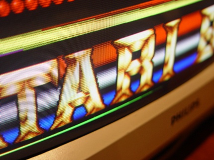 [Photo: Close-up of ST demo]