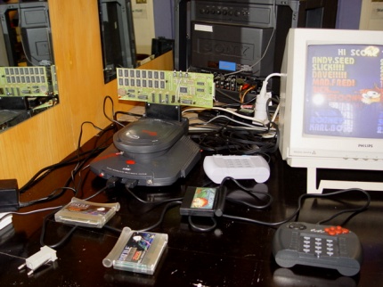 [Photo: Robert Demming's CD loader]