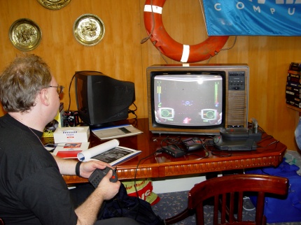 [Photo: CiH playing BattleSphere]