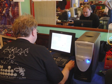 [Photo: CiH testing the Milan]