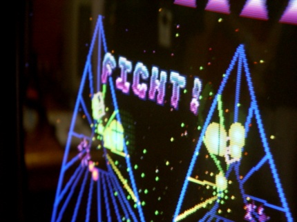 [Photo: Screen-shot of Tempest 2000]