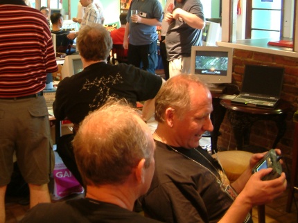 [Photo: Mark Branson playing Lynx]