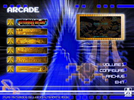 [Screen-shot: Arcade Hits 2]