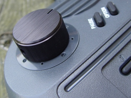 [Photo: Rotary controller close-up]