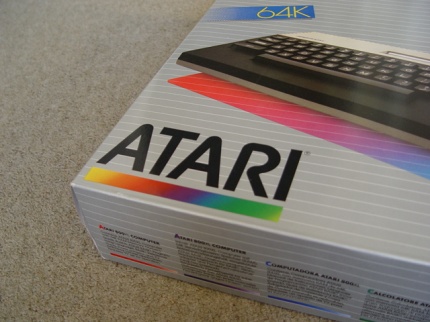 [Photo: Atari 800XL box]