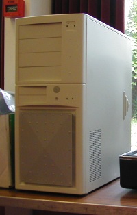 [Photo: The tower case]