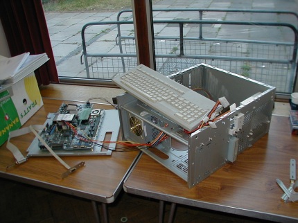 [Photo: Open chassis]