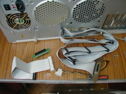 [Photo: Assorted cables]