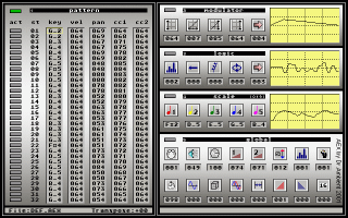 [Screen-shot: AEX 256-color Falcon version]