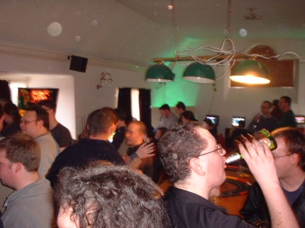 [Photo: Beers all round]