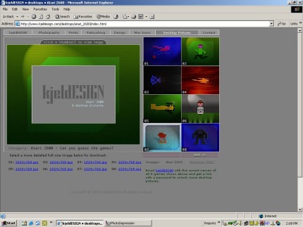 [Screen-shot: kjeldESIGN]