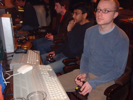 [Photo: Atari ST fan]