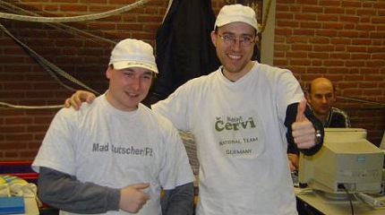 [Photo: German team]