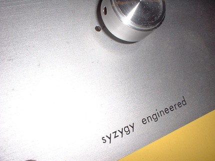 [Photo: Pong Player 1 control]