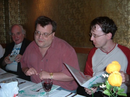 [Photo: Peter West, Nick Harlow and Felice]