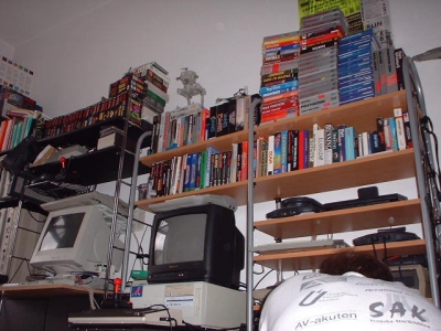 Photo of Mad Butscher's Atari room