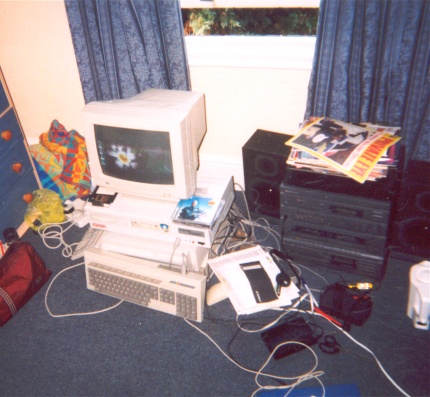 Photo: Chris Holland's room]