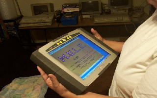 [Photo: You now have an Atari Tablet PC]