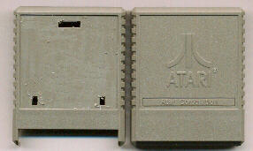 [Photo: Atari XE blank cartridge]