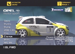 [Screen-shot: Opel Corsa]