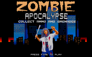 [Screen-shot: Zombie Apocalypse title screen]