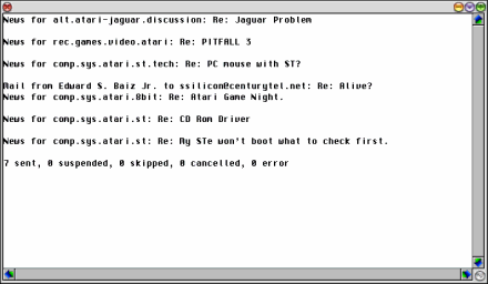 [Screen-shot: Exporting message window]