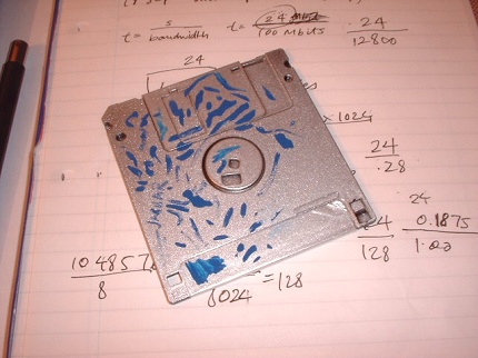 [Photo: Testing pad]