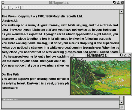 [Screen-shot: GEM Magnetic in action]