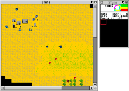 [Screen-shot: STUNE in action]