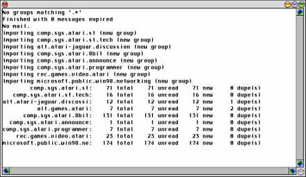 [Screen-shot: Unpacked messages]