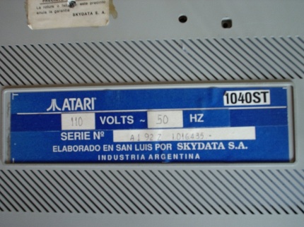 [Photo: Atari made in Argentina]