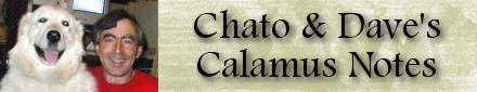 Chalo & Dave's Calamus Notes