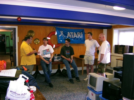 [Photo: Drinking Dutch beer]