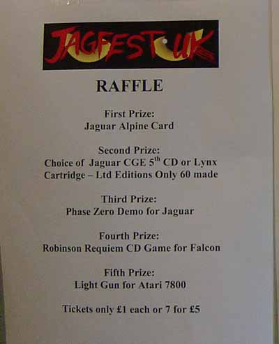 [Photo: Raffle prizes]