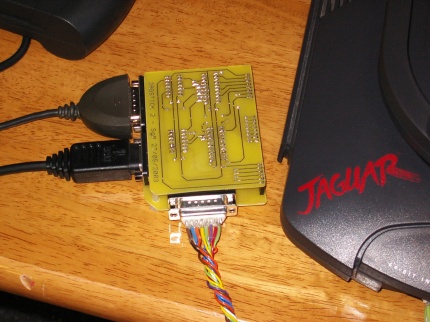 [Photo: JagStick interface]