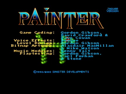 [Screen-shot: Painter credits]
