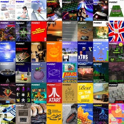[Image: 48 issues of MyAtari]