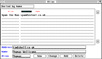 Screen shot of MyMail