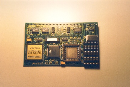 [Photo: ATonce-386SX board]