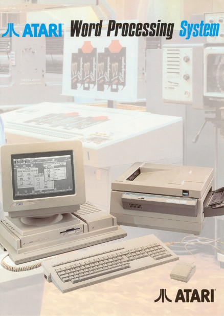 [Image: Atari Word Processing System brochure]