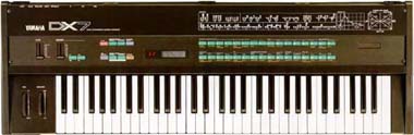 [Photo: Yamaha DX7]