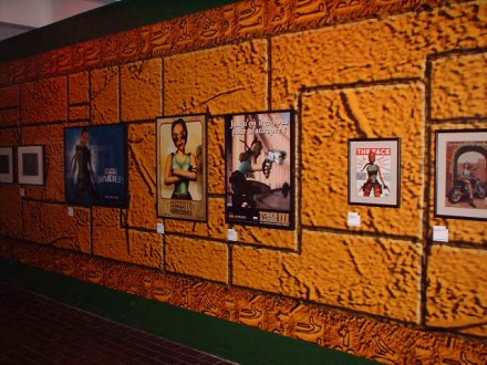 [Photo: The Lara Croft room]