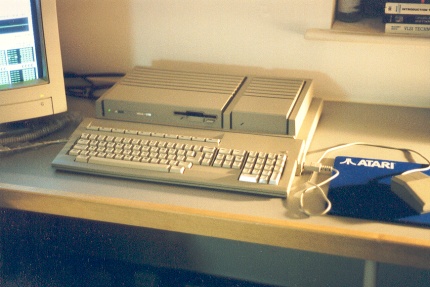 [Photo: Mega STE on table]