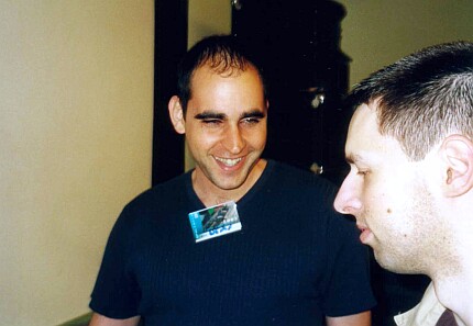 [Photo: Nir Dary and Mr Bacardi]