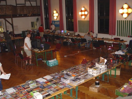 [Photo: Wide angle view of hall]