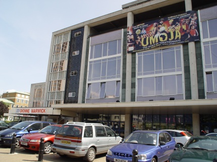 [Photo: Car park outside Fairfield Hall]